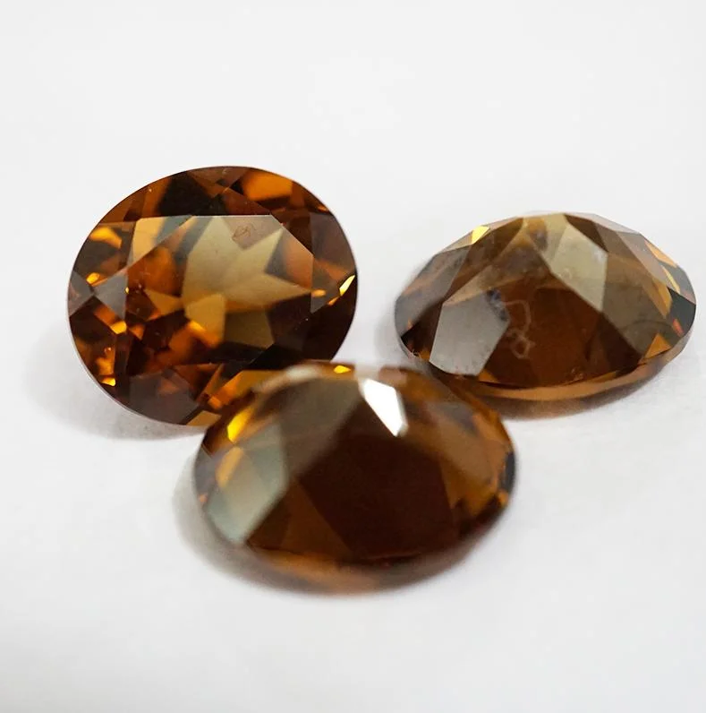 Coffee Color Nano Sital Gemstone for Jewelry Making