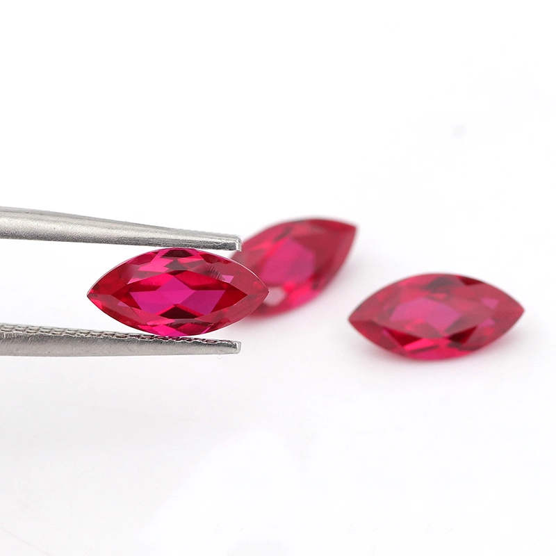 Manufacturer Created Lab Grown Ruby Customized Shape with Free Samples