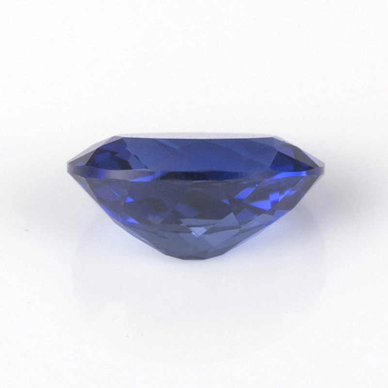 Round Royal Blue Lab Created Sapphire Corundum Synthetic Sapphire Royalblue Lab Grown Sapphire