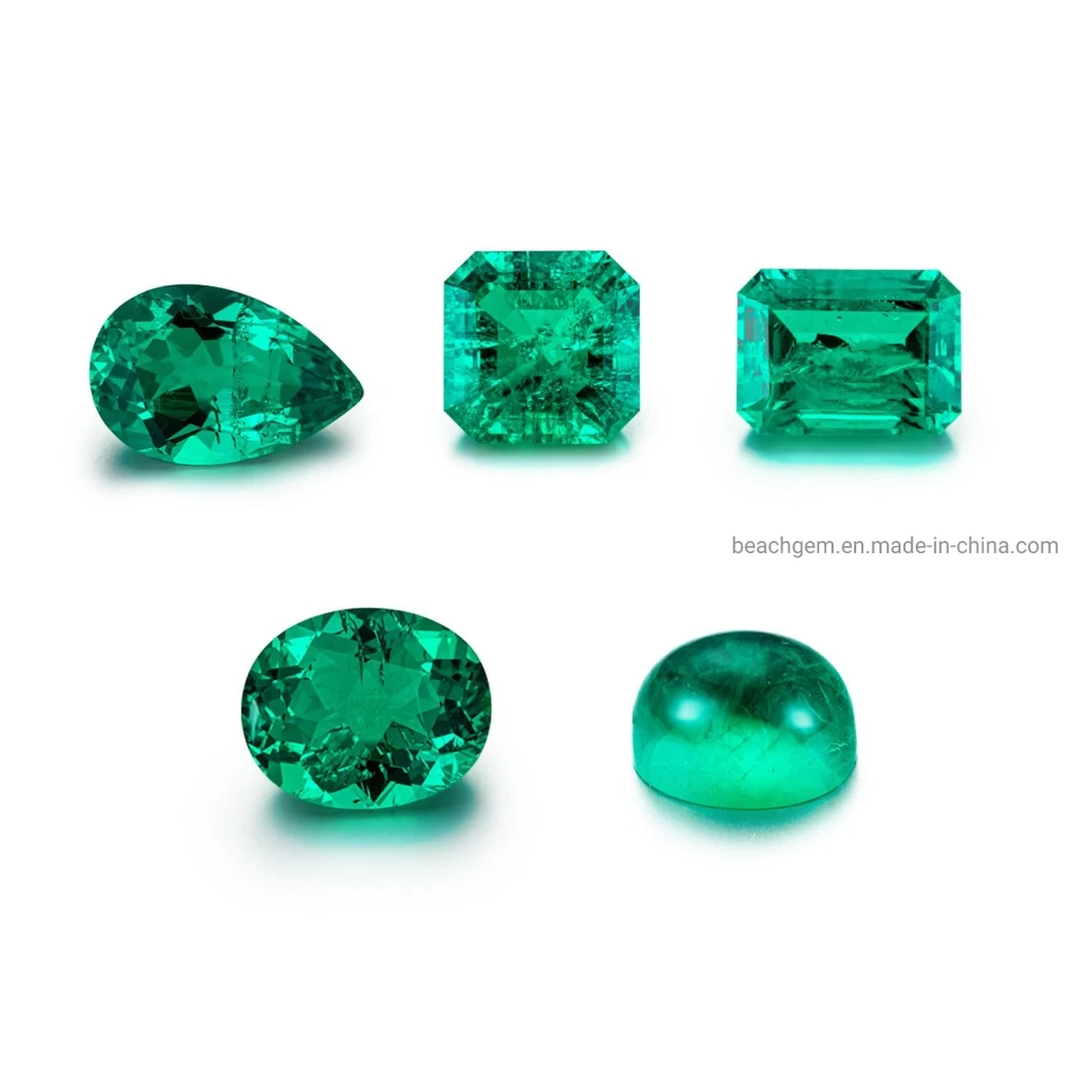 Columbia Lab Created Emerald Gemstone for Jewelry Making