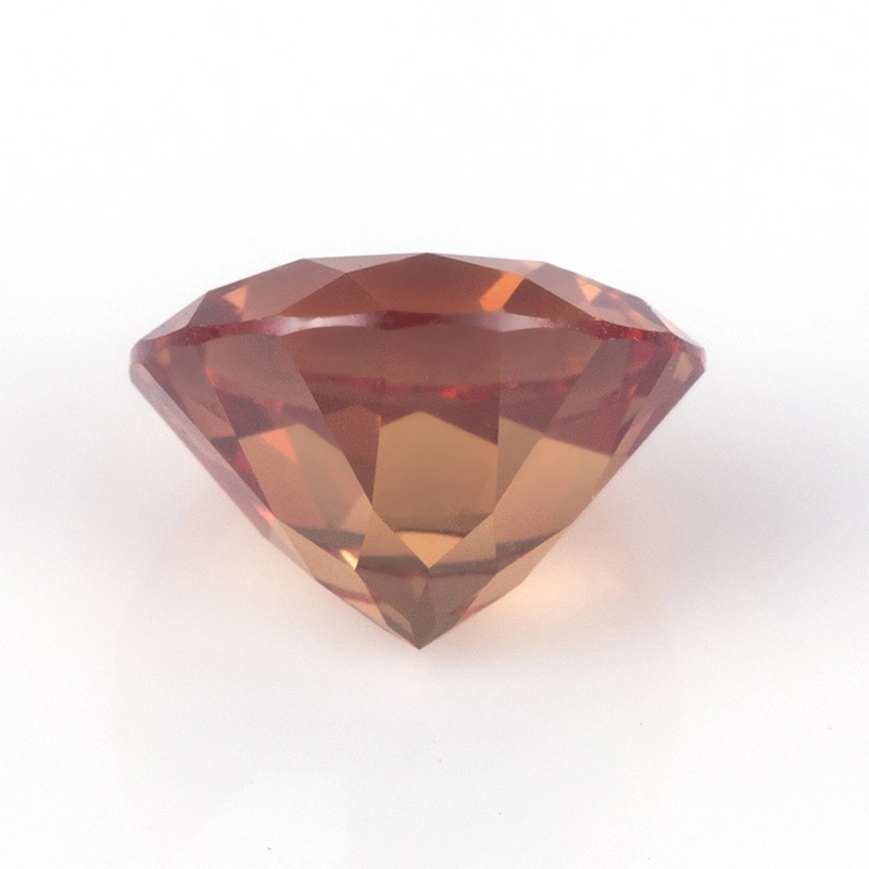 Lab Created Sapphire Corundum Lab Grown Sapphire Oval Round Brilliant Cut Orange Lab Created Sapphire