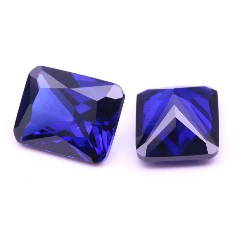 Loose Gemstone Cushion Shape Blue Sapphire for Jewelry Setting